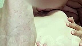 husband licking wife's delicious pussy, or is it more?