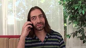 Hot White Brunette Enjoys White And Black Cock In Intense Scene