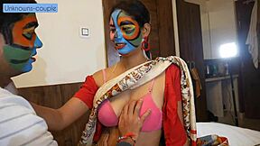 hot babysitter kavita seduces horny golu with big tits and deepthroat part one