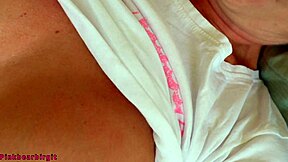 cute teen takes facial from mature cosplayer