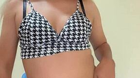 Is This Delicious Transsexual's Rich Cock And Small Tits Teasing Your Desires?