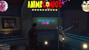 The joker encounters the prostitutes