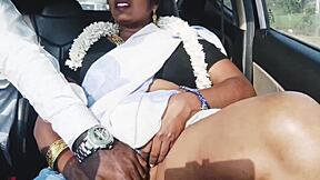 desi car sex with beautiful bhabi and husband's brother dirty talks