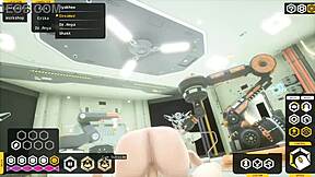 feel the intense heat in this sex game with cowgirl riding and handjob!