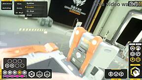 feel the intense heat in this sex game with cowgirl riding and handjob!