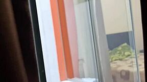 Colombian Neighbor Fucks Boyfriend Voyeuristically