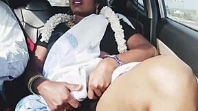 desi car sex with beautiful bhabi and husband's brother dirty talks