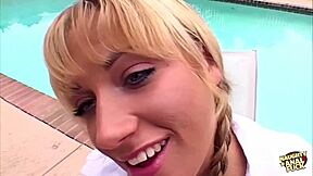 nothing makes tina fine more excited than taking deep anal thrusts and swallowing hot cum