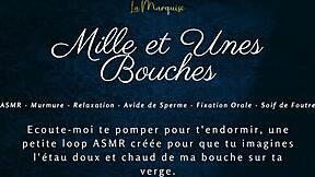 Mille et unes bouches - french asmr blowjob dirty talking