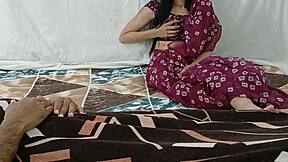 indian sister-in-law fucks brother-in-law's pussy hard