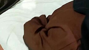 Hot Horny Muslim Sister-In-Law Lifts Hijab on Bed for Stepbrother Fuck