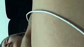 Young blonde with tight pussy squirts passionately