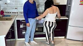 Wide Booty Mature Pays Plumber Anal Blowjob