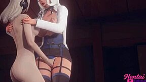 i'm the sexy gamer girl gettin hard blowjob and fuckin in hentai cosplay.