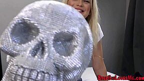 Ride the blonde teen in POV?