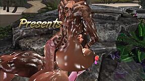 Packed full of jacked shemale meat in double vision episode 4 with big ass and monster cock action