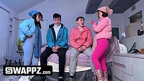 How To Survive A Snow Storm Swap Stepsisters With Your Friend And Pound Them Hard