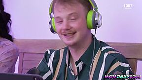 Little puck and stepson mike host americas hottest naughtiest podcast with madison blaze and jimmy