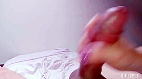 His Almost 8-Inch Cock Nearly Breaks My Ass with Anal Plug Inside, Asshole Stretching Wide