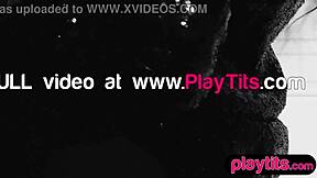 Petite Ebony Milf Flaunts Nude Body In Dance Class