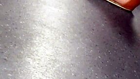 Mature Woman Reveals Candid Feet in Hidden Wedges Sandals