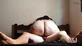 i feel excited riding the bull on bed