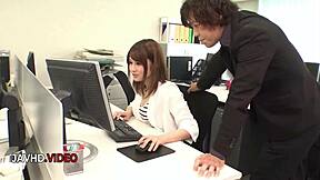 Yumi Maeda Tempts Boss with Office Sex Fantasies
