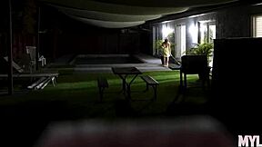 Elise discovers pervert in redhead milf riding pov