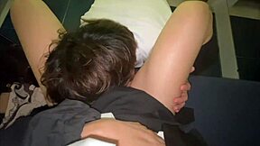 Perverted couple excited by love hotel play