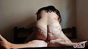 i feel excited riding the bull on bed