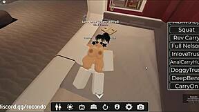 Bent over doggystyle session with hermosa zorra in Roblox