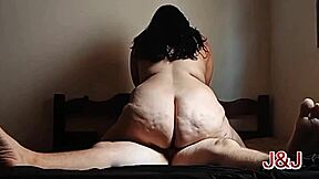 i feel excited riding the bull on bed