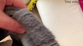 Stepdaughter Begs Stepdad to Fuck Her Tiny Pussy and Gets Cum on Tits