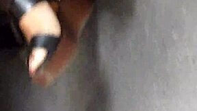 Mature Woman Reveals Candid Feet in Hidden Wedges Sandals