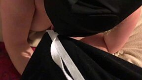 The teen girl got a hard throat fuck and rough sex