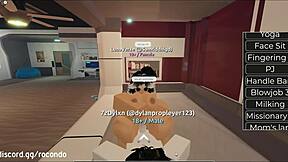 Bent over doggystyle session with hermosa zorra in Roblox