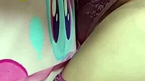 Aurora rides Hunter666's cock like a whore