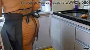 Caught Mother-In-Law Naked And Horny For Dick!