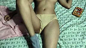 Step brother roughly dominates his little 18+ step sister in intense sex