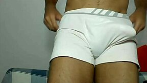 Detailed Cam4 Homemade Solo Performance with Gay Amateur Stripping Ass in Sexy Panties and Thong