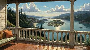 Big Ass Wife's Balcony Fun