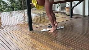 Young Wife Fucked Shamelessly On Porch