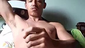 Detailed compilation featuring cute young tanned Colombian guy masturbating and cumming in solo amateur video part 1