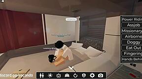 Bent over doggystyle session with hermosa zorra in Roblox