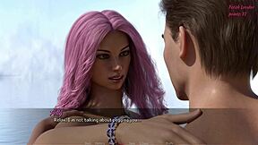 Pink Hair Feminist Eats Ass Until Cum On Stomach