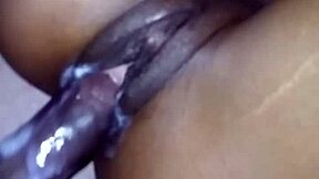 ebony hooker feels monster cock filling her creamy pussy with intense cum pleasure