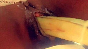 Veggie Anal Assfucking With Food And Pussy Sex