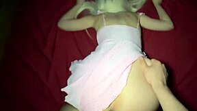 Sexy step sister fucked hard in step mom's bedroom