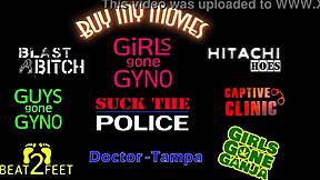 I, Phoenix Rose, get a mandatory Hitachi orgasm from the doctor in Tampa.