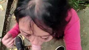 we had outdoor fun with filipina almost caught